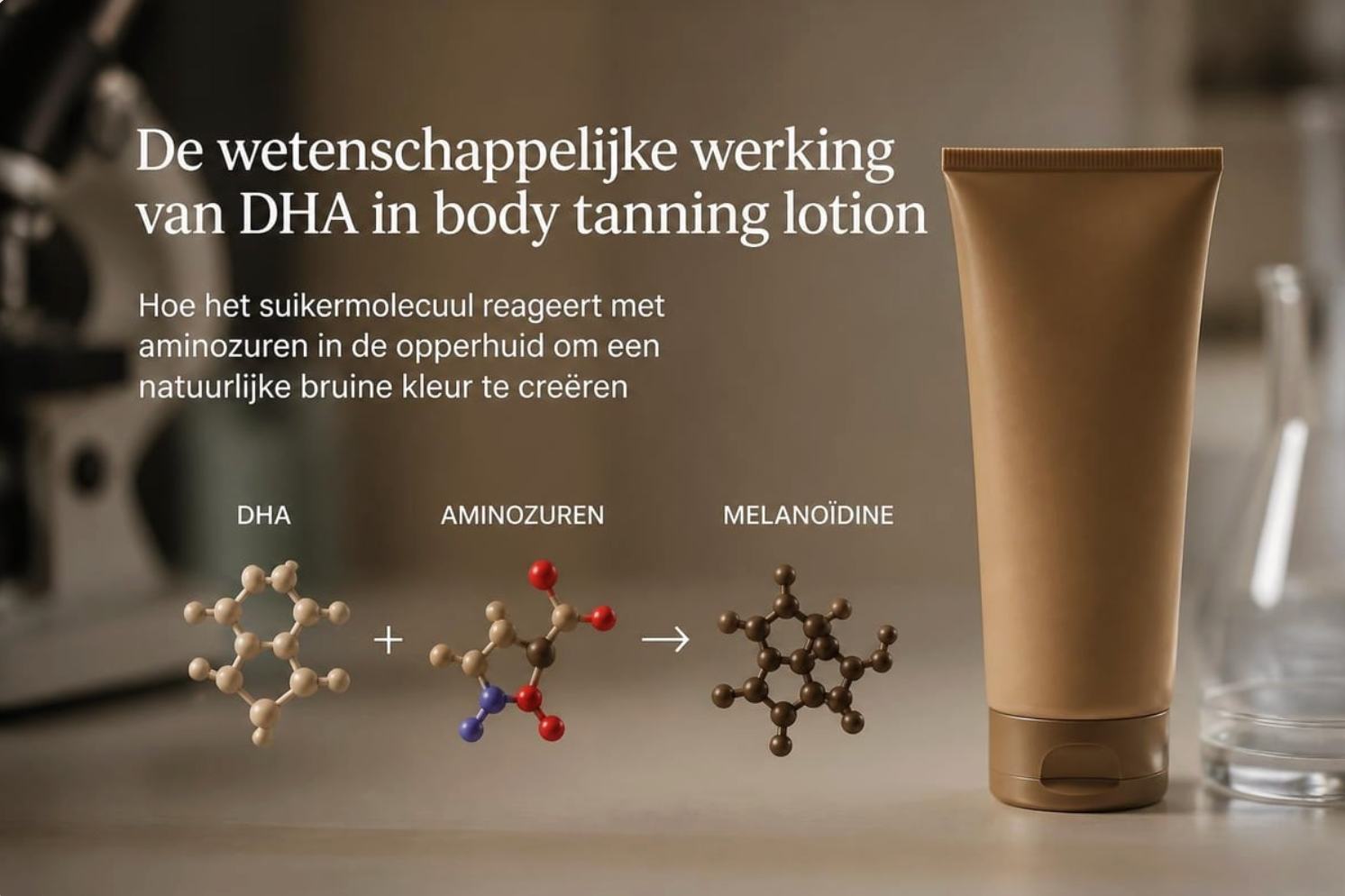 Tanning lotion voor een natuurlijke bruine glow