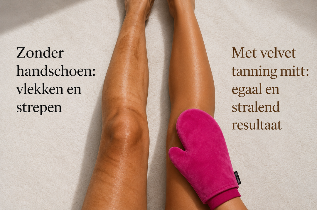 Handschoen voor zelfbruiner: het geheime wapen voor een egale glow