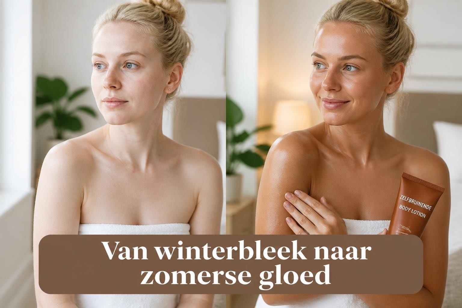 Body tanning lotion voor een natuurlijke zonnige glow