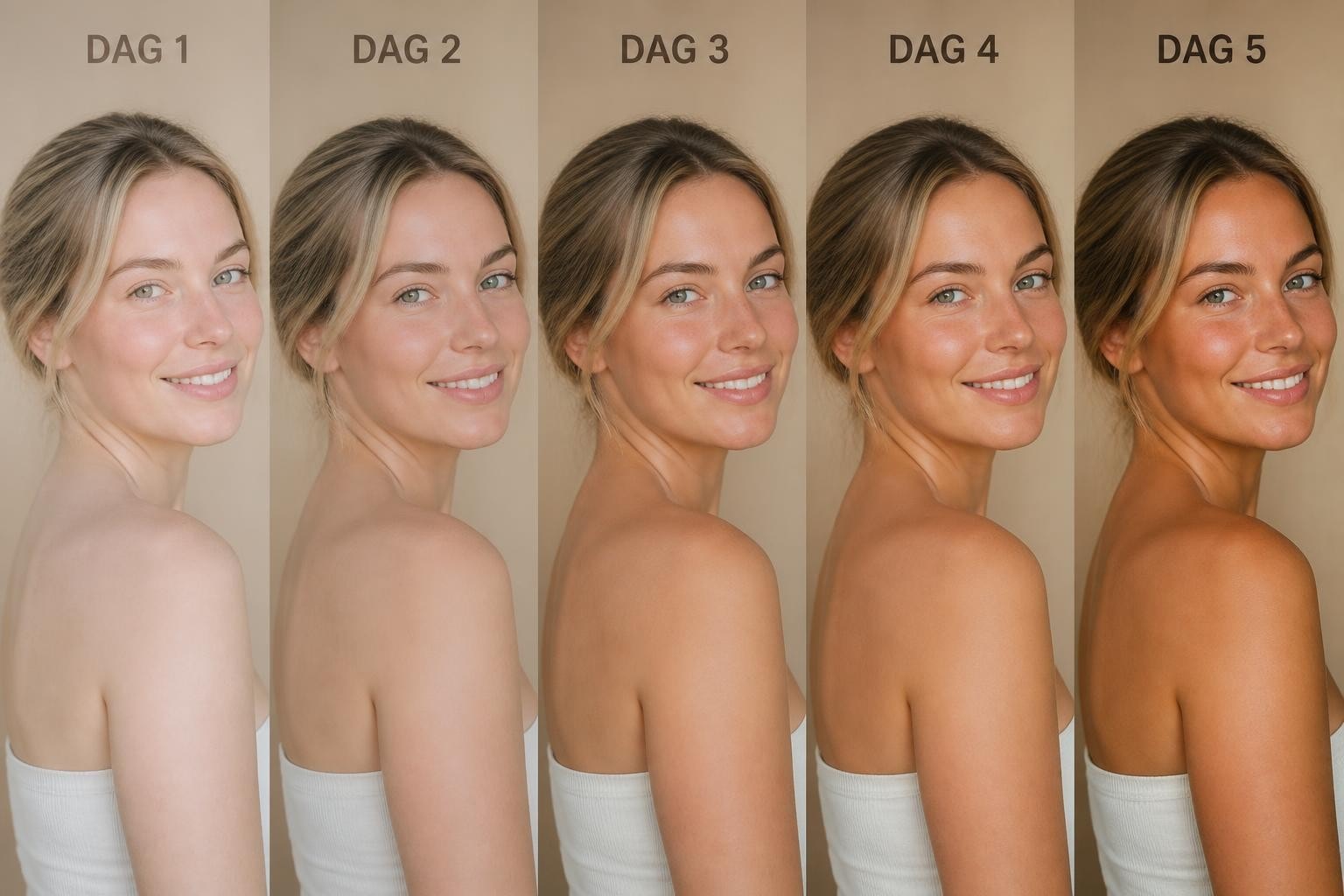 Subtiele bruine teint: zo creëer je een natuurlijke glow