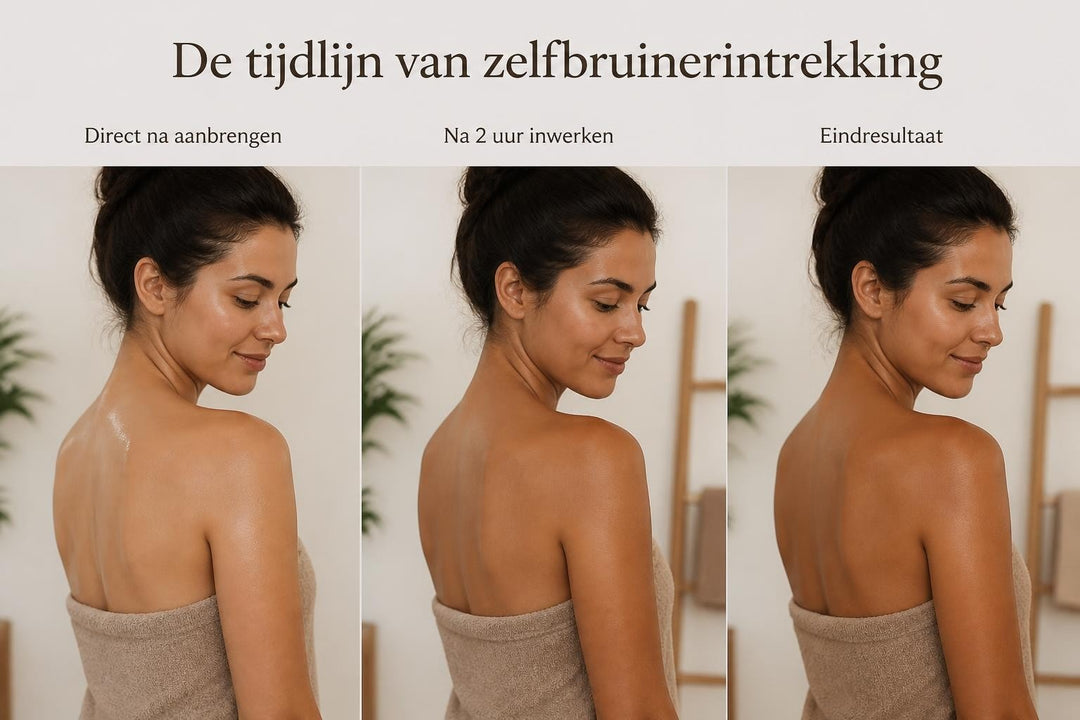 Hoe lang zelfbruiner laten intrekken voor een egale teint