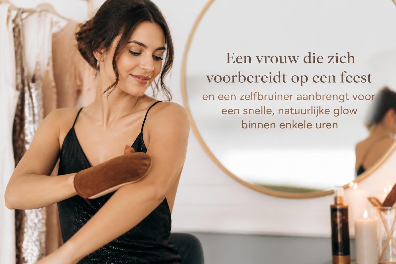 Snelle zelfbruiner voor feest: glow in een paar uur