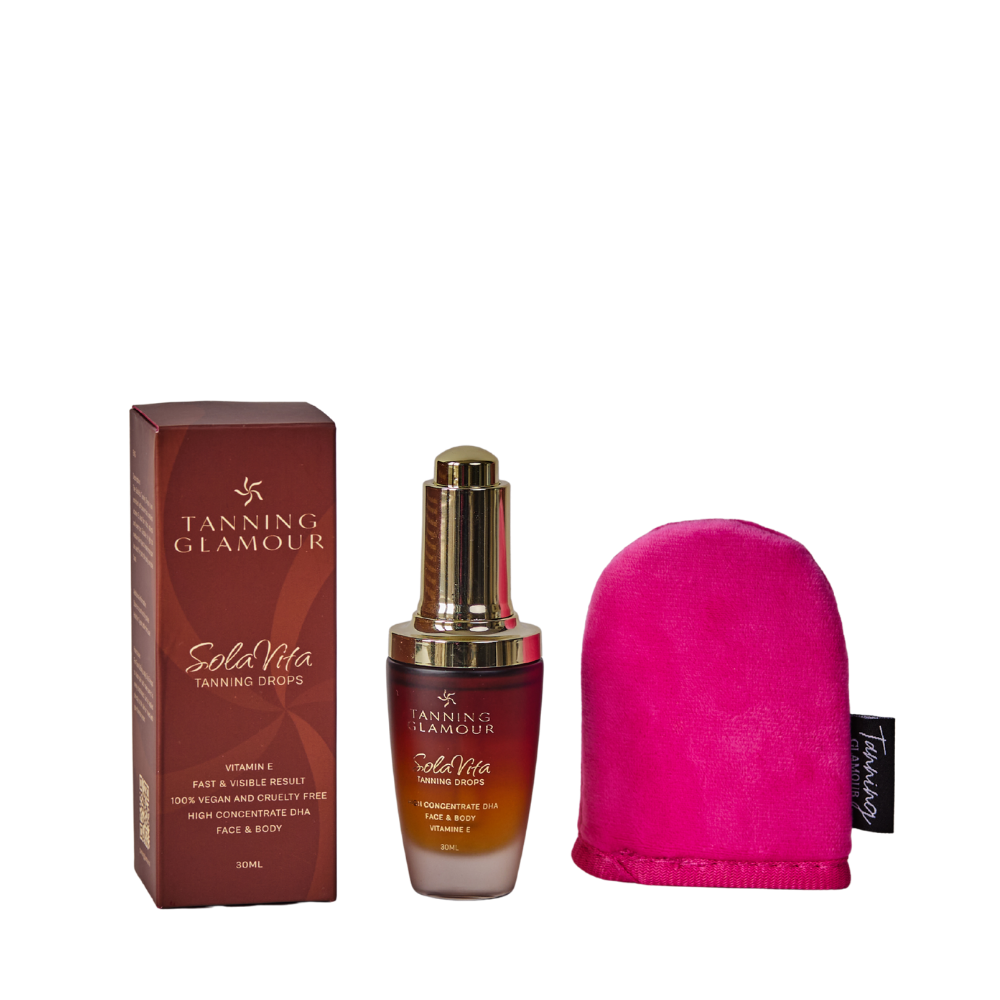 SolaVita Zelfbruiner Drops Set  (Drops + Mini Handschoen)