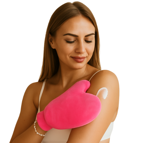 Luxe Velvet Tanning Handschoen