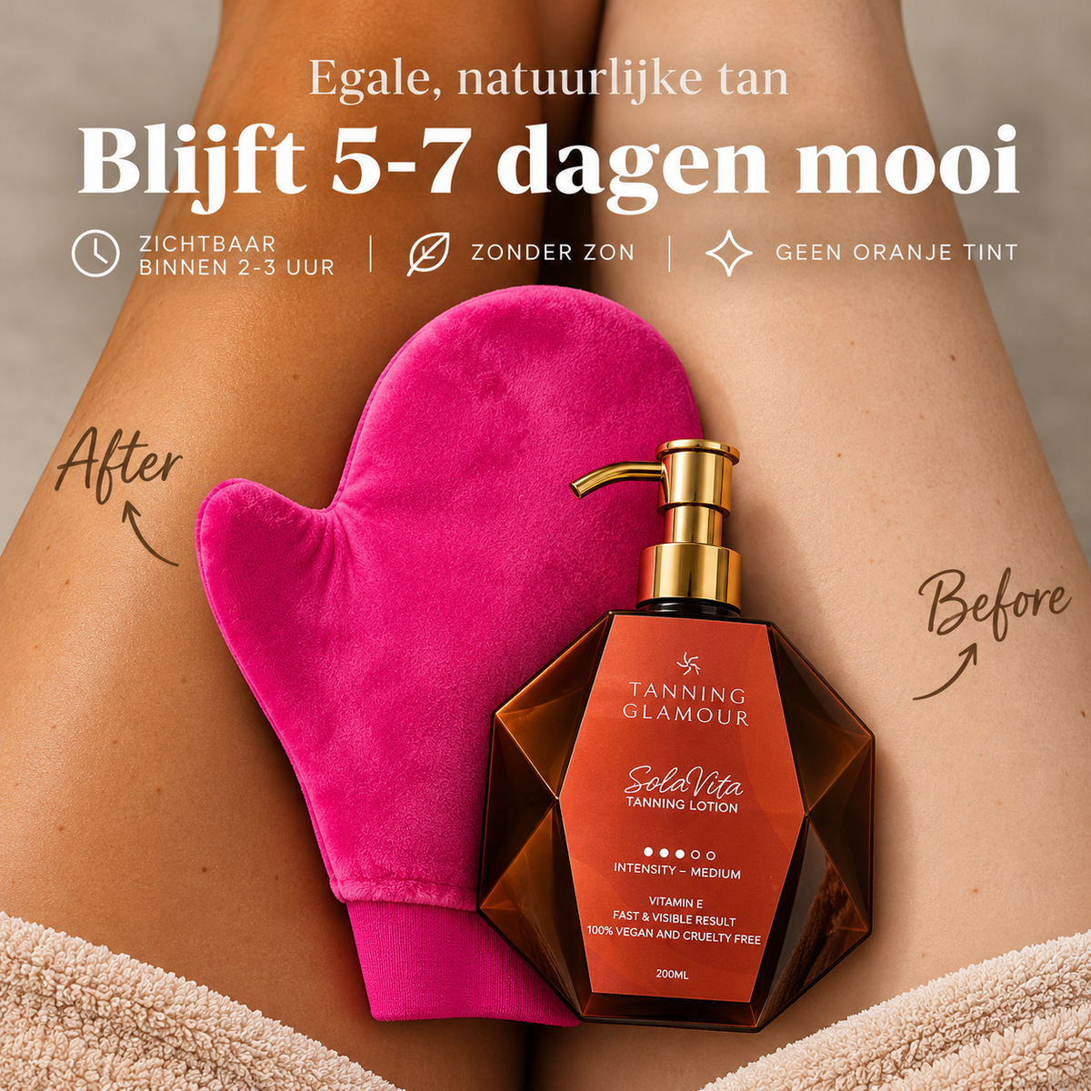 SolaVita Zelfbruiner Set (Lotion + Handschoen)