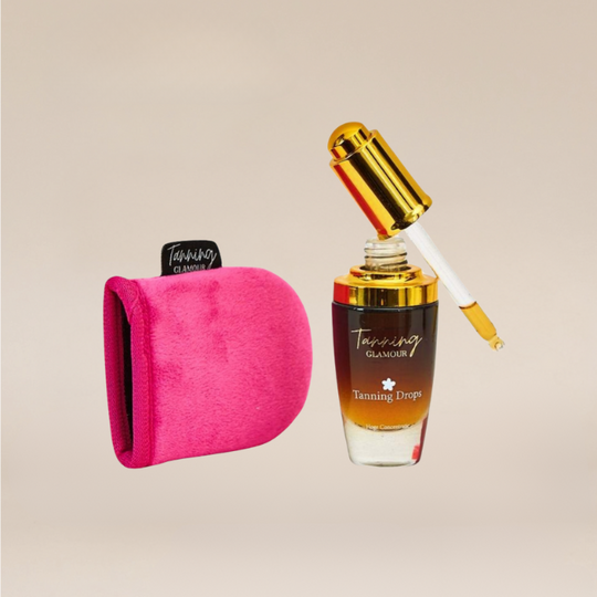 SolaVita Tanning Drops met Vitamine E - 30ml en Mini Handschoen