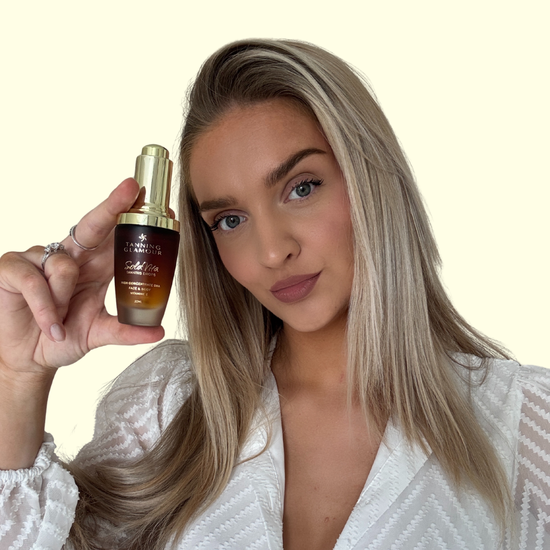 The Ultimate Tanning Bundle Lotion, Drops, Handschoen en Mini Handschoen