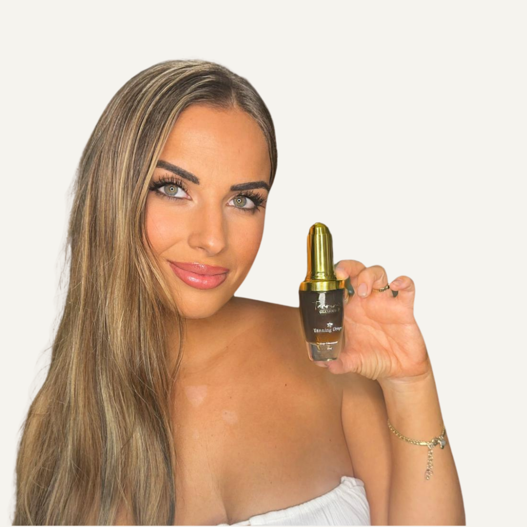The Ultimate Tanning Bundle Lotion, Drops, Handschoen en Mini Handschoen